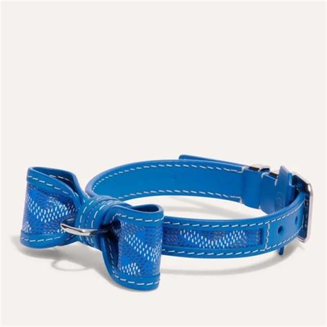 goyard dog collar with bow|goyard dog collar and leash.